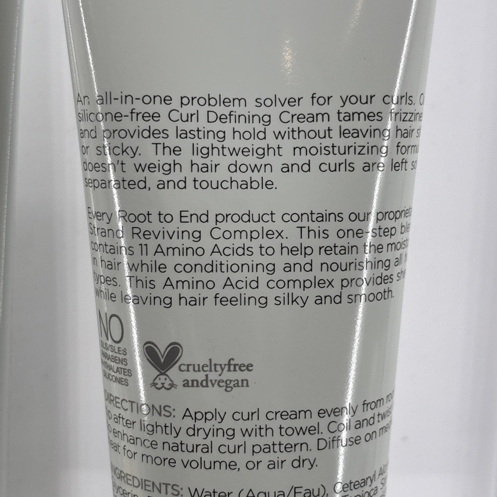 Root To End Curl Defining Cream 8 oz w/ Strand Reviving Complex Lot Of 2 NEW - Picture 4 of 6